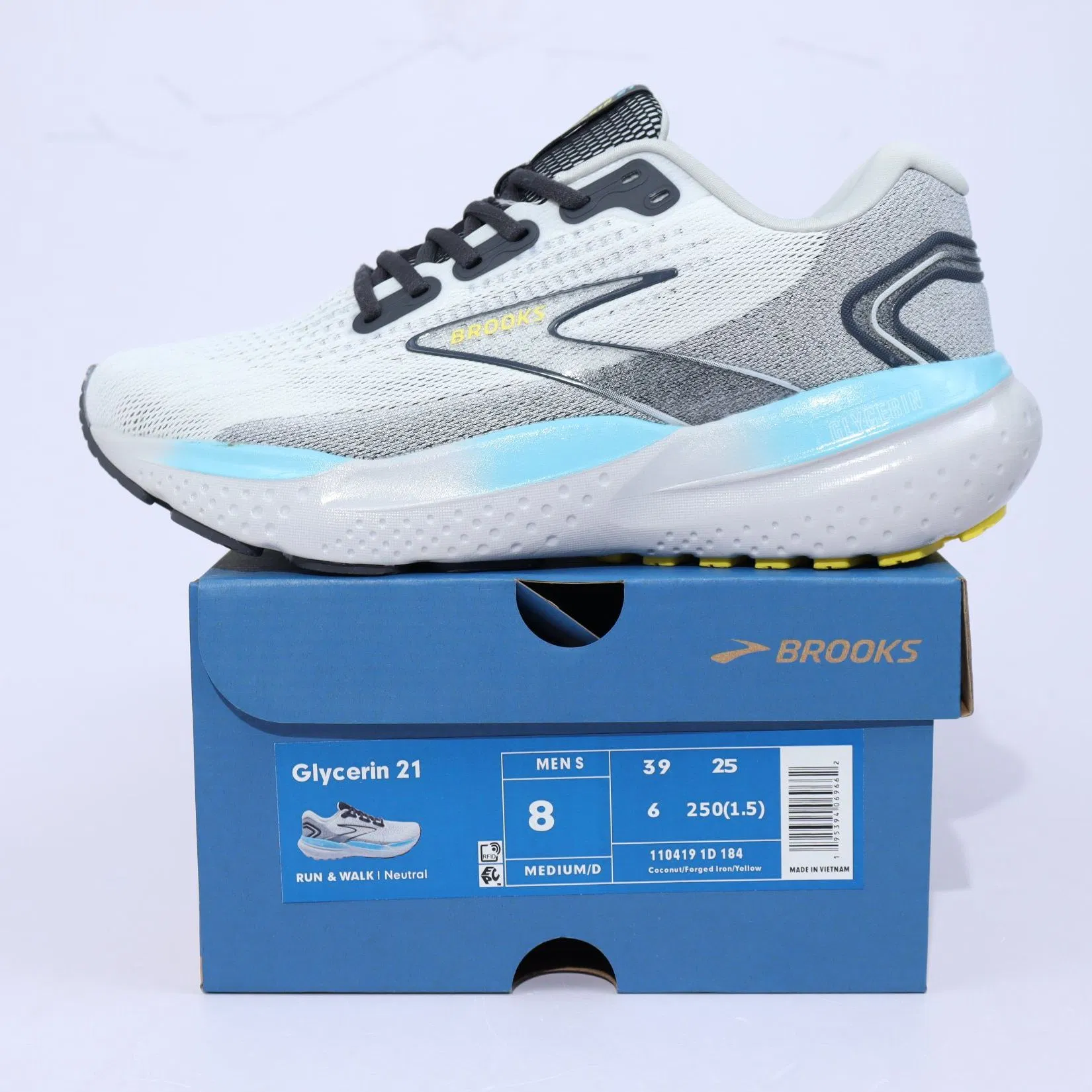Zapatillas de correr Brookss, deportivas de punto transpirables, ligeras, con amortiguación, casuales, para gimnasio, entrenadores atléticos, zapatos deportivos