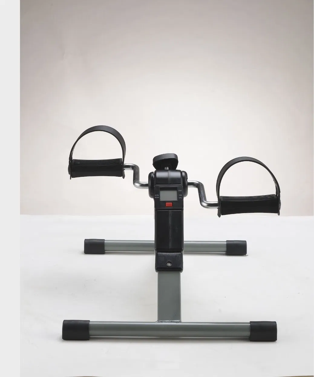 Treinador de Pedal Médico Adulto Dobrável com Capa Externa de PP Manual Preto Equipamento de Ginástica