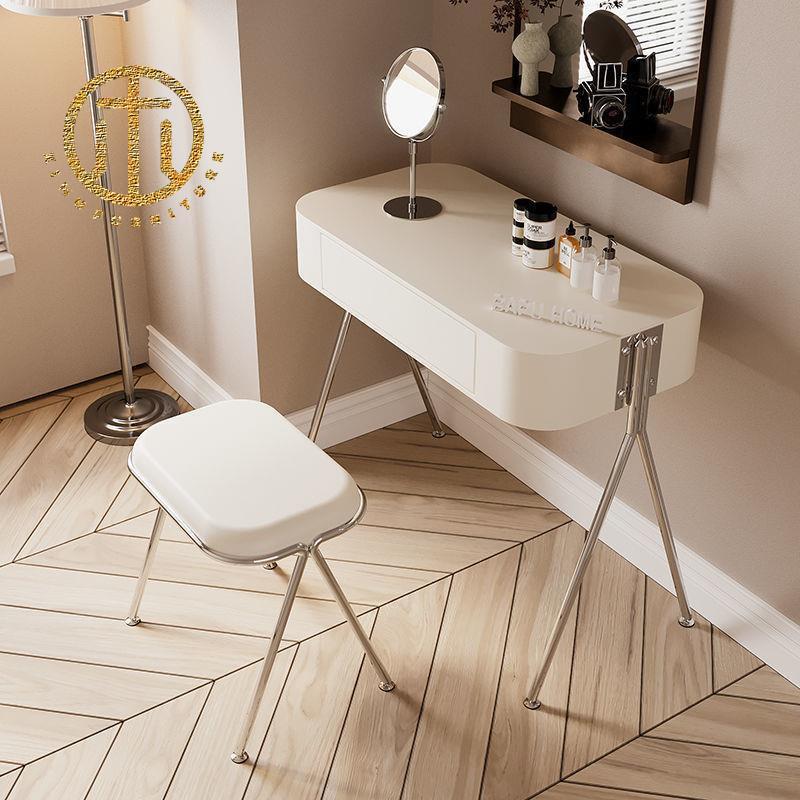 Móveis de Quarto Moderno Minimalista de Luxo Leve Mesa de Cabeceira e Tocador