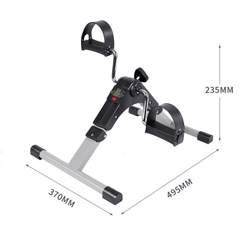 Bicicleta de Exercício Mini, Pedal Dobrável para Casa, Reabilitação de Pernas e Tonificação de Coxas