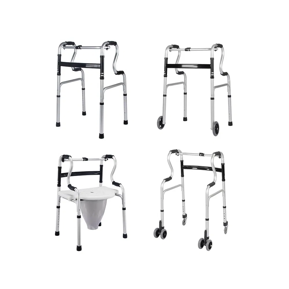 Dl-7012 Ferramenta de Assistência para Caminhada com Rodas Segura e Estável para Idosos Andador para Idosos