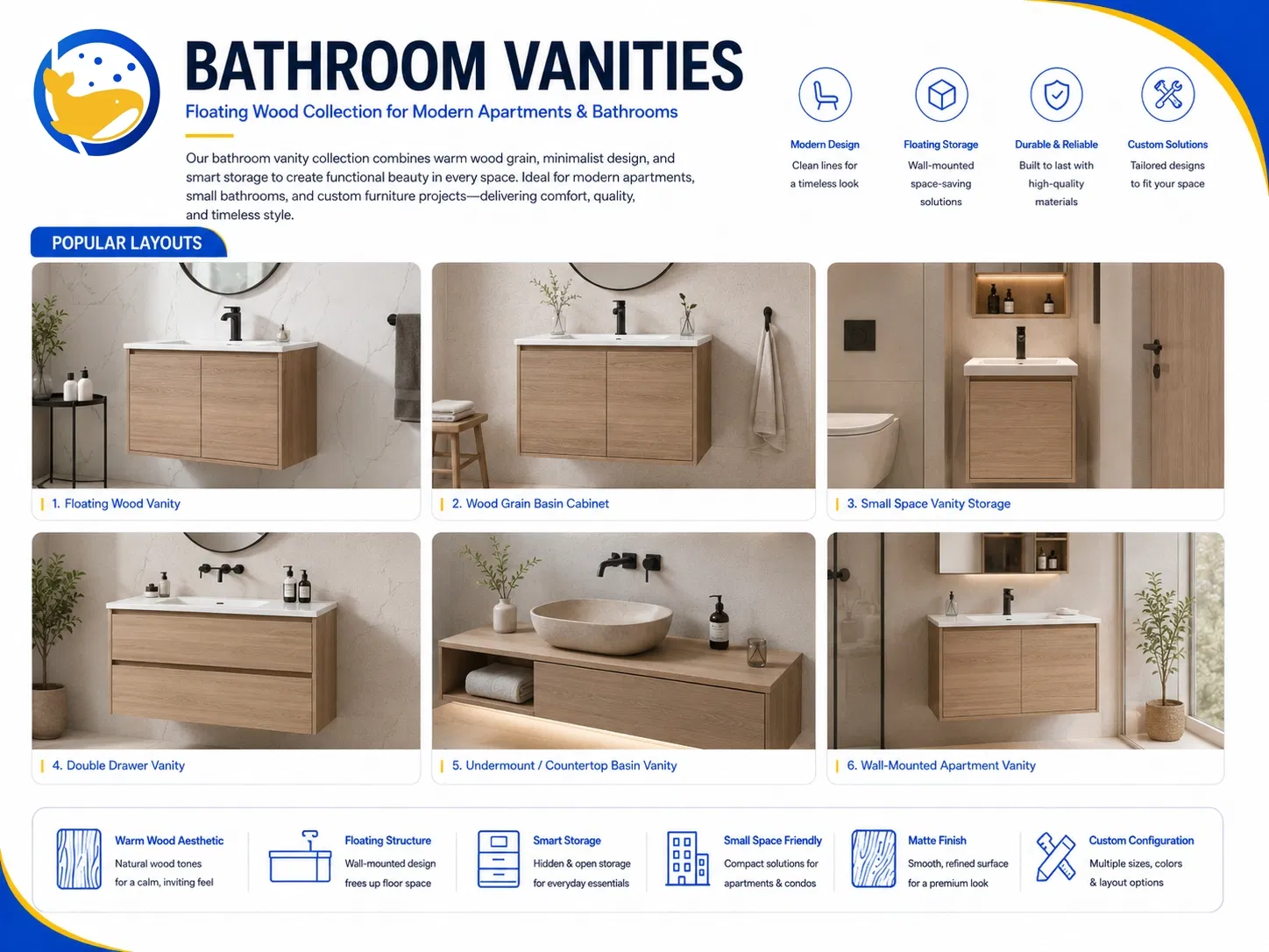 Armário de Banheiro Multifuncional