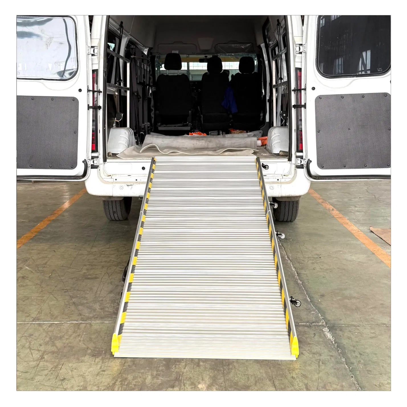 Rampas de Metal para Escadas Caixin de Alumínio Dobrável Portátil e Leve para Cadeiras de Rodas de Motocicleta