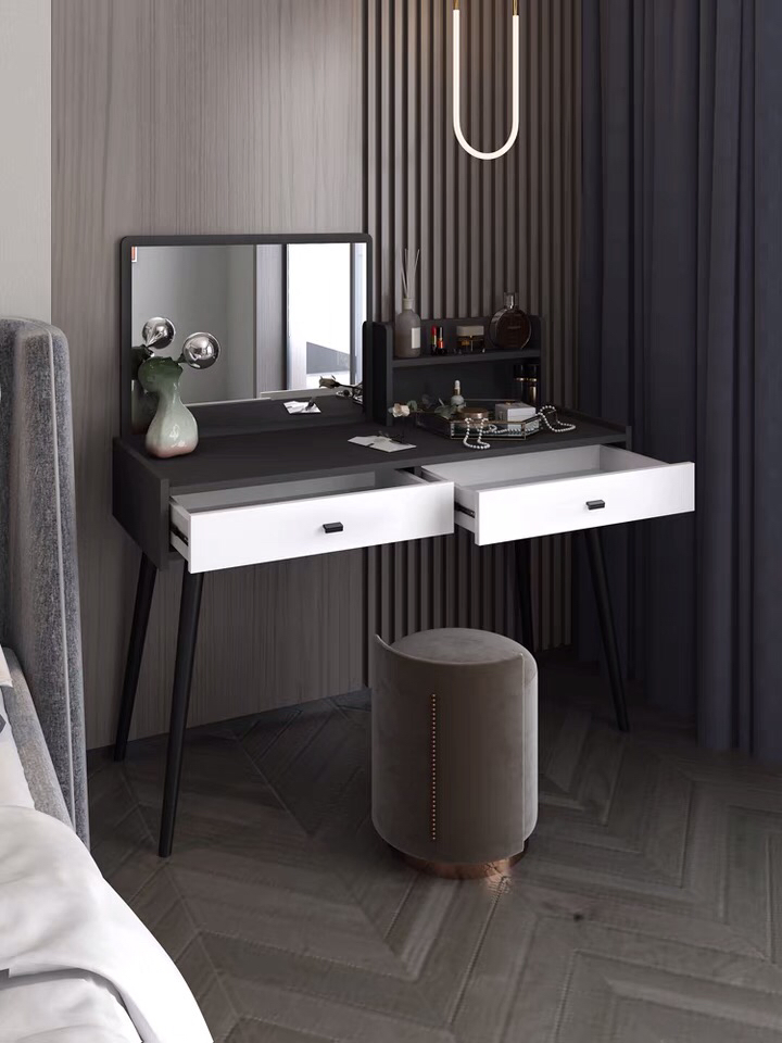 Mesa de Varejo Nórdica para Quarto Móveis Simples de Cômoda Luxuosa para Cabeceira