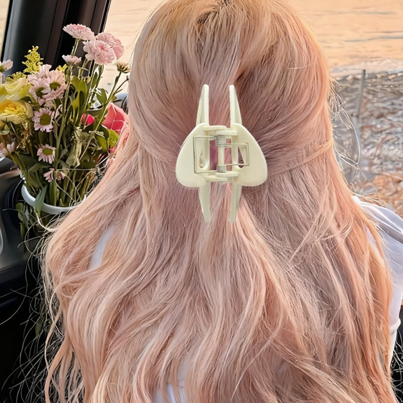 Fábrica de Fonte Exporta Simples Grande Macio Silicone Cores Grampo de Cabelo