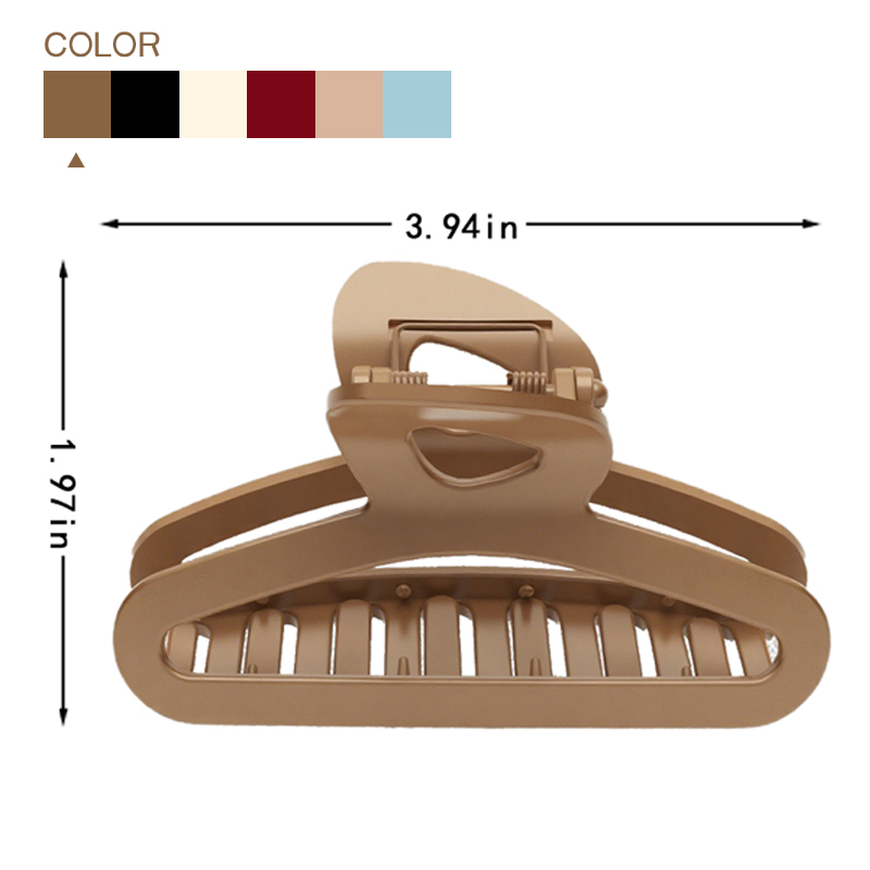 Clips de cabelo em forma de garra, sem indentação, confortáveis para o couro cabeludo, sem dor para uso prolongado