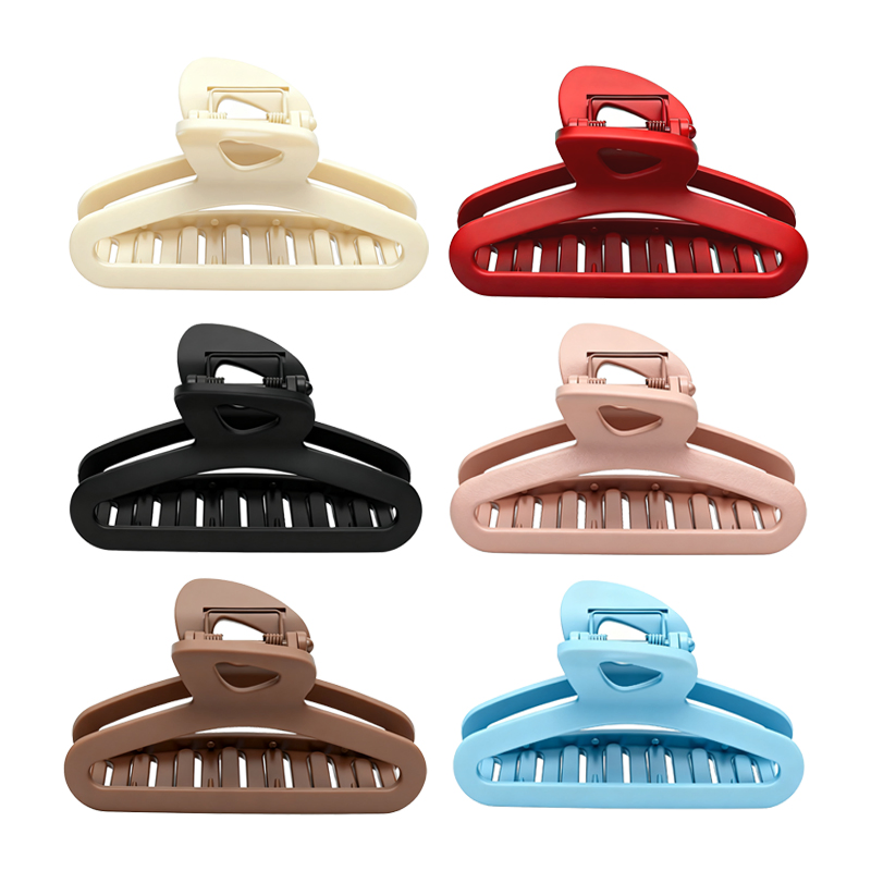 Fábrica de Fonte Exporta Simples Grande Macio Silicone Cores Grampo de Cabelo