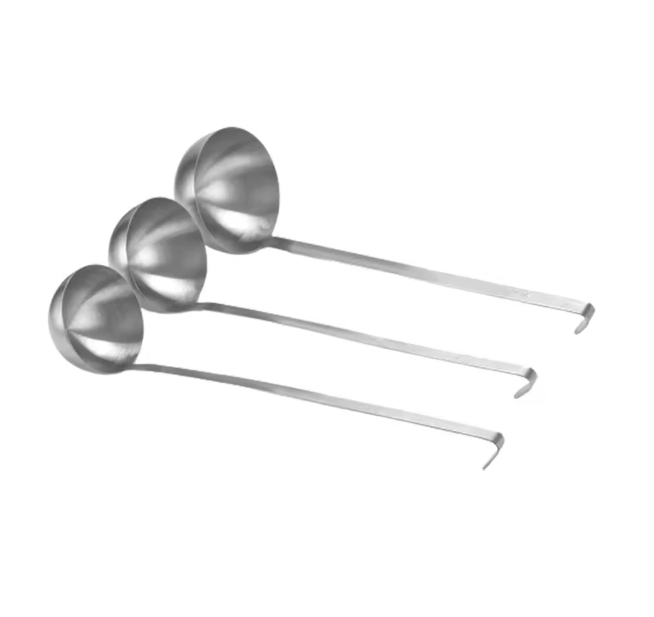 Colheres de Aço Inoxidável de Alta Resistência 2.5oz Utensílios de Cozinha