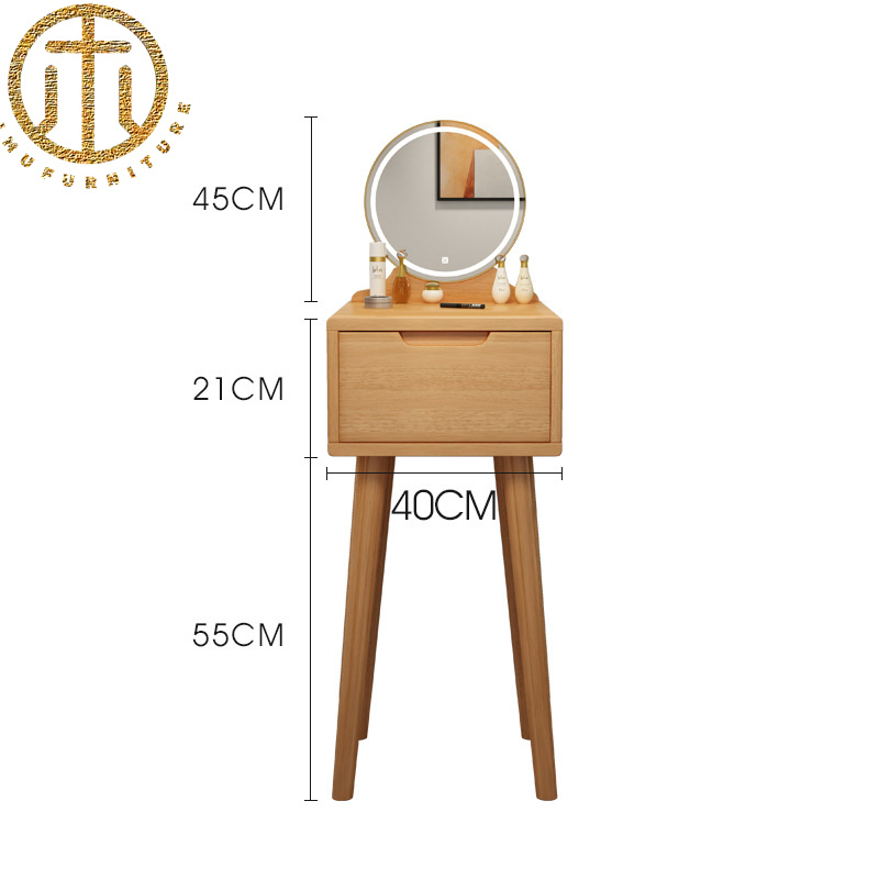 Cômoda única ultra estreita para cama de cabeceira em apartamento pequeno minimalista moderno