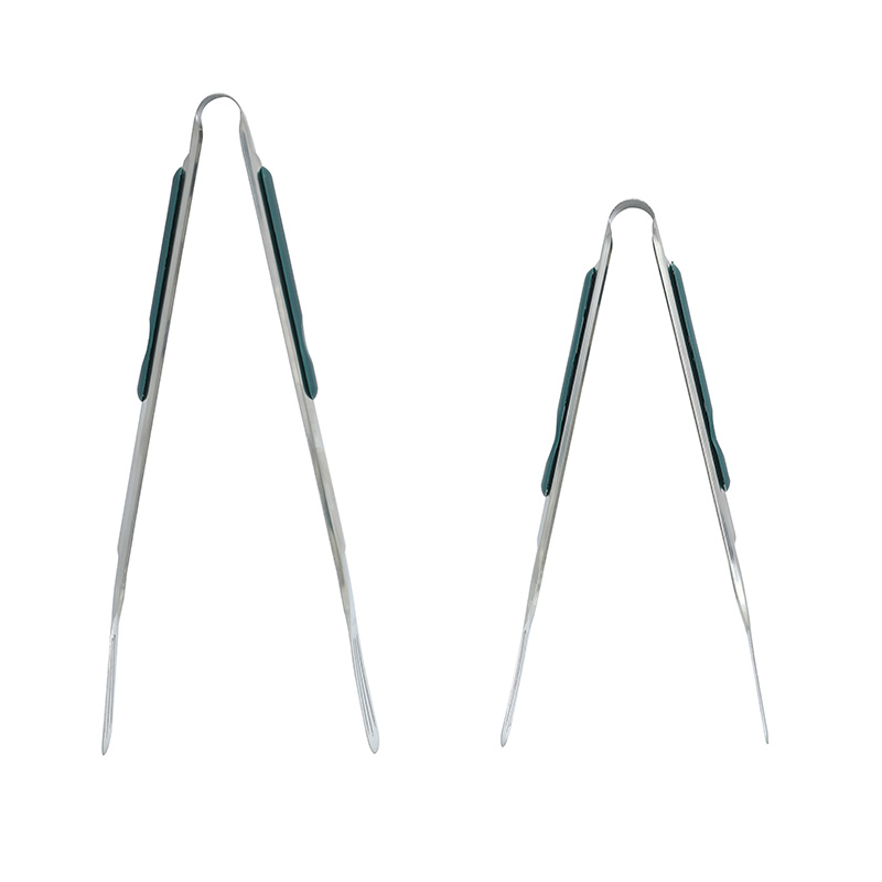 Atacado OEM Alta Qualidade Multifuncional Aço Inoxidável Cozinha Utensílio Acessórios Premium Churrasco Clip de Pinça com Cabo Antiderrapante