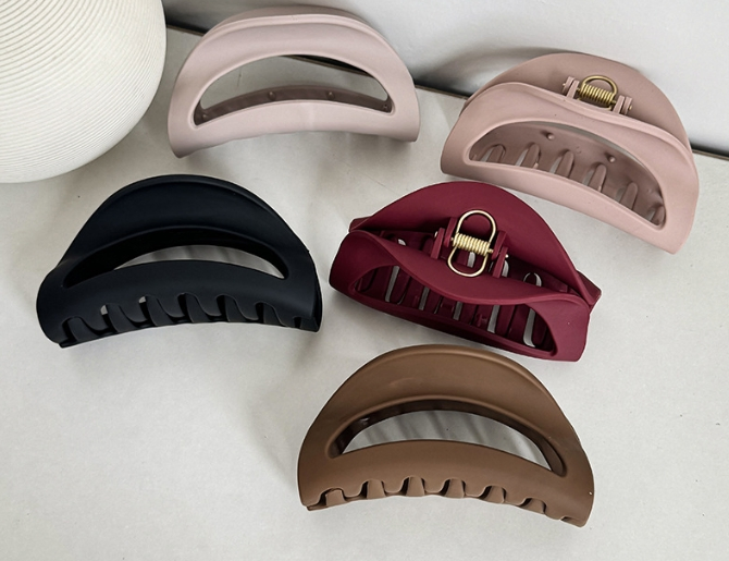 Novos Clips de Garra Flexíveis Personalizados de Silicone Durável Moda Confortável Clip de Silicone Fabricantes de Clips de Garra Flexíveis