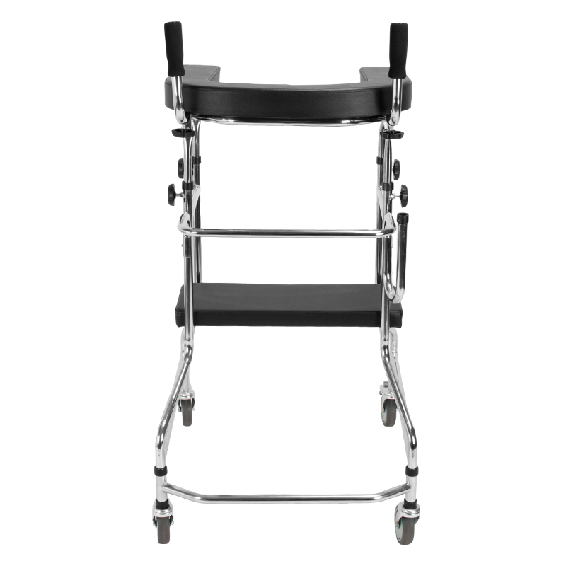 Andador Dinglian Dl-Wgyw06 Andador com rodas Andador vertical com apoio de braço e assento