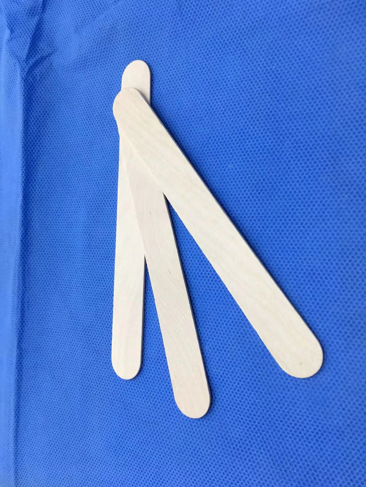 150mm Palitos de Depressor de Língua de Madeira com Canto Arredondado em Grau A