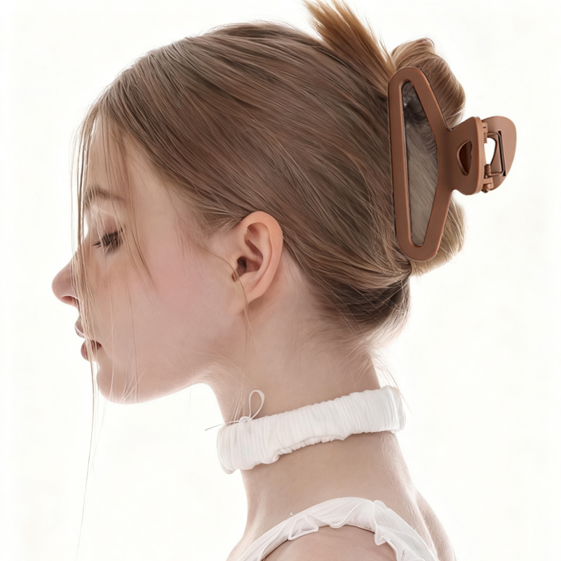 Clips de cabelo em forma de garra, sem indentação, confortáveis para o couro cabeludo, sem dor para uso prolongado