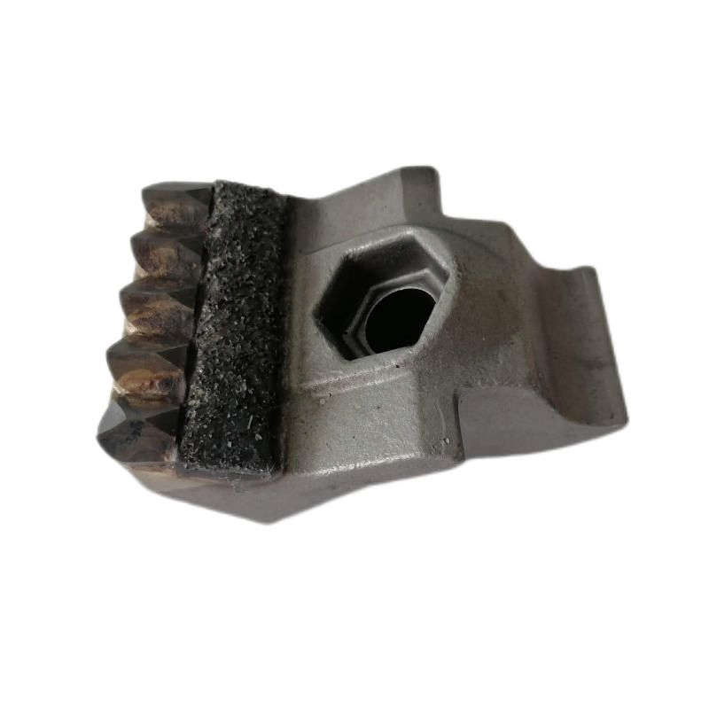 Ponta de Flail C1 Garra de Urso com 5 Inserto de Carboneto e Revestimento de Carboneto
