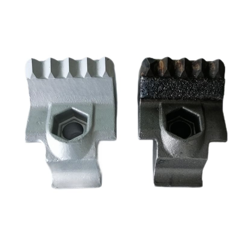 Ponta de Flail C1 Garra de Urso com 5 Inserto de Carboneto e Revestimento de Carboneto
