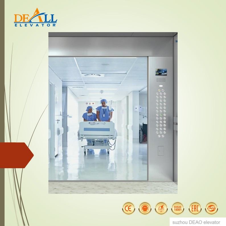 320kg/400kg/450kg Elevador Hospitalar Personalizado de Motorização Sem Engrenagem Deao