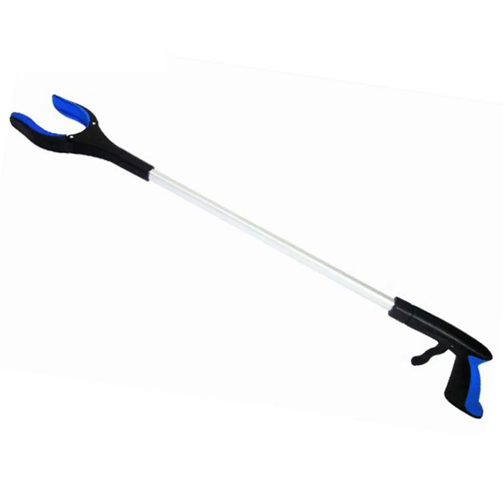 Durável 32"/82cm Pegador com Garra Ajustável e Eixo de Alumínio