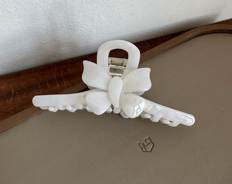 Acessórios de Cabelo Coreanos 11cm Grandes Clipe de Cabelo de Acrílico em Forma de Borboleta para Mulheres