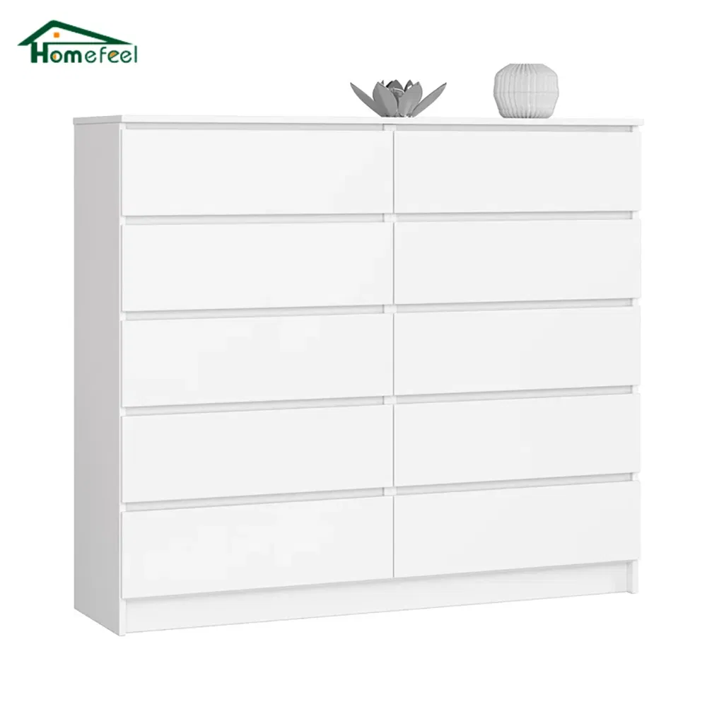 Cômoda de gaveta simples moderna ampla para parede, armazenamento de gaveta para quarto e sala de estar