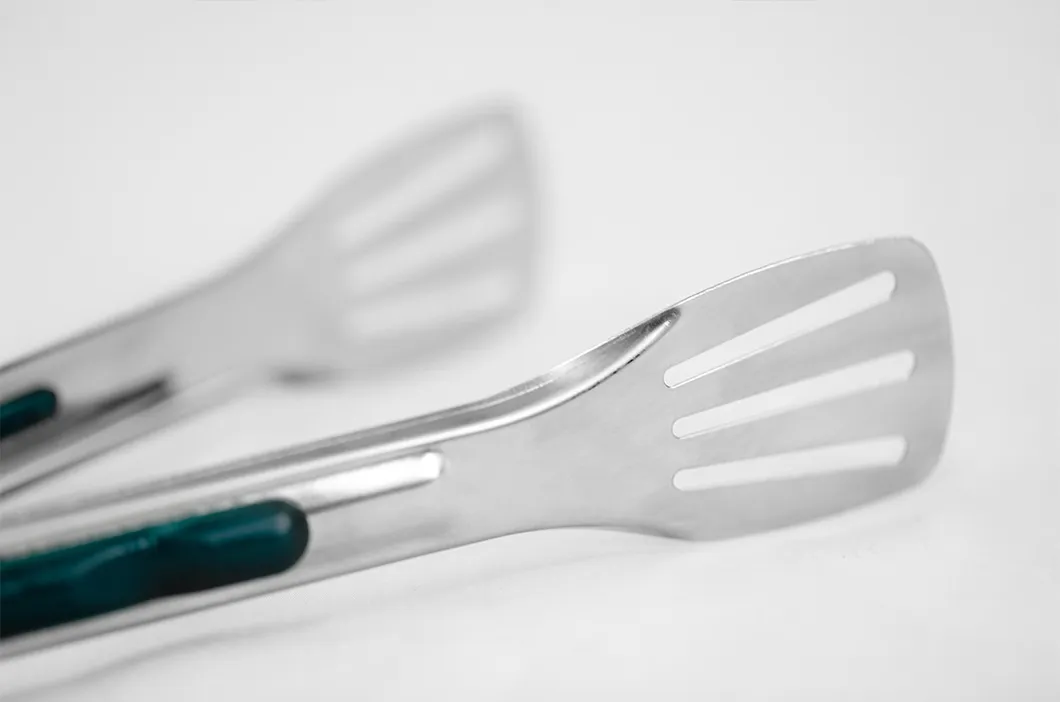 Atacado OEM Alta Qualidade Multifuncional Aço Inoxidável Cozinha Utensílio Acessórios Premium Churrasco Clip de Pinça com Cabo Antiderrapante