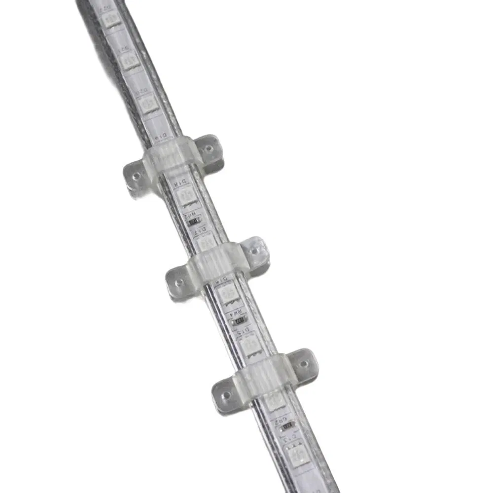 LED Strip Light Fastener Clips LED Strip Clip 5050 5730 3014 2835 Flexible Mounting Fixer for Fixing LED Strip Clips with Screw