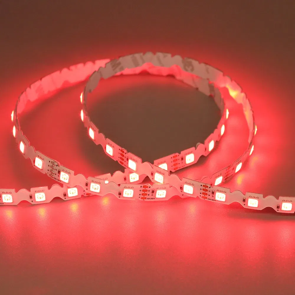 Super Bright Source 5050 RGBW Zigzag S Shape S Type LED Strip for Signage