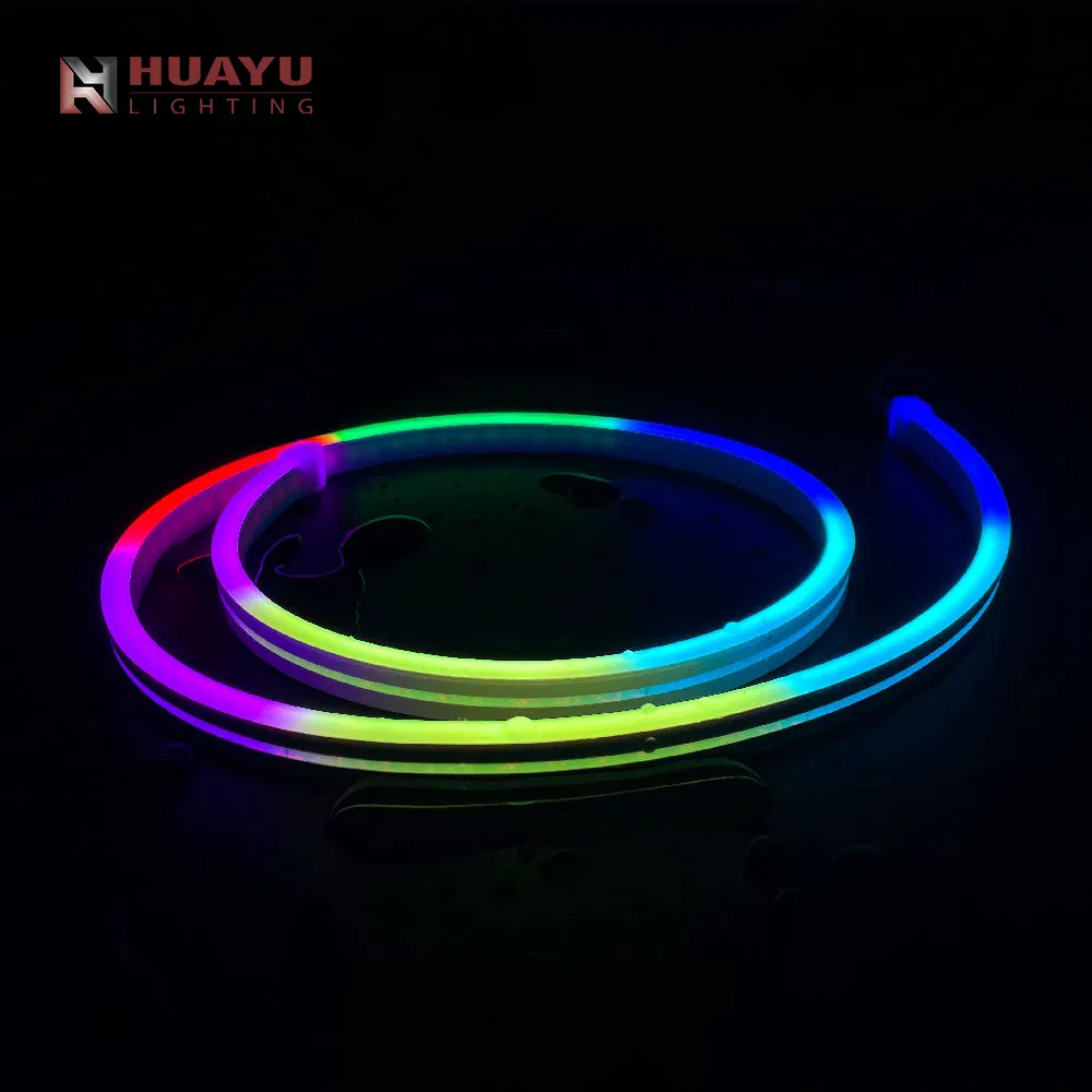 LED Strip Side Emitting Neon Flexible Flat Planar Waterproof Outdoor Indoor RGB Addressable Bendable