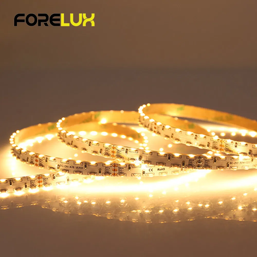 Dual Line LED Lighting Side View Emitting 3014 SMD Flex LED Light Strips 240lleds/M 24V