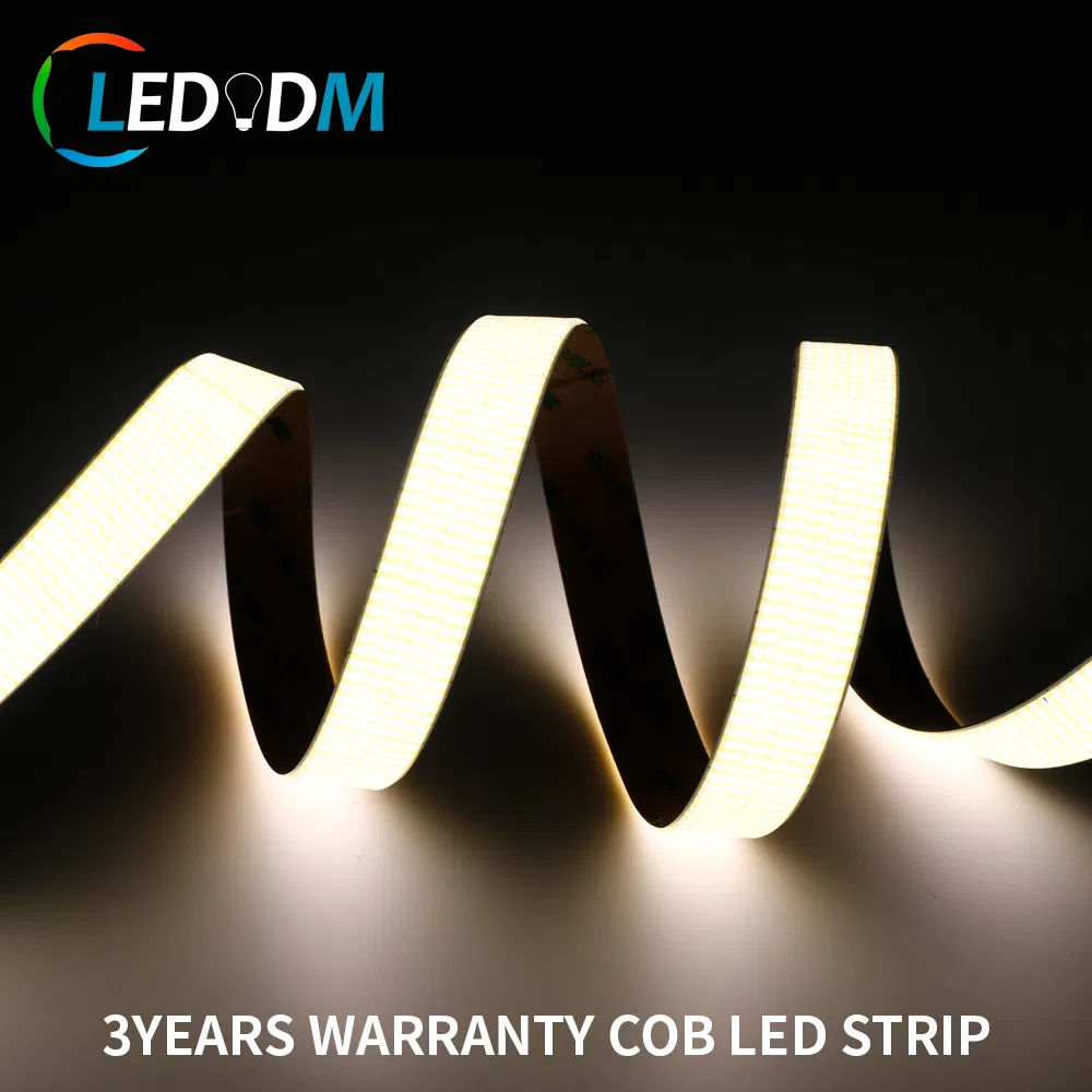 Flexible Brightest 12V 12 Volt 24V 3072chips/M 20mm Outdoor 4000K Ra>90 COB LED Strip