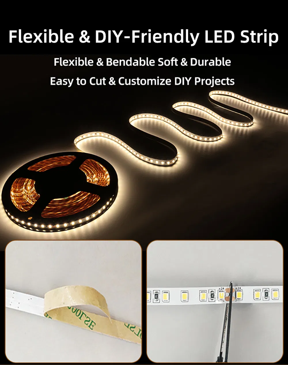 LED strip brightness
