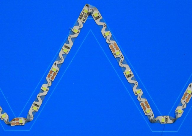 60LEDs Per Meter 12VDC 2835SMD S Shape Zigzag LED Strip