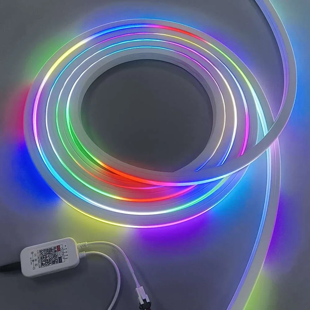 Dream Addressable Pixel Programmable RGB Neon Smart Flexible Light Rgbic COB LED Strips Light