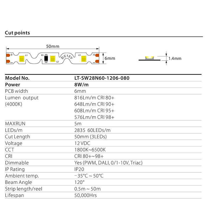Customized Bendable Zigzag DIY LED Light Tape S Shape 6mm Ultra Slim Flexible Soft 2835SMD LED Strip Light Decoration Lighting