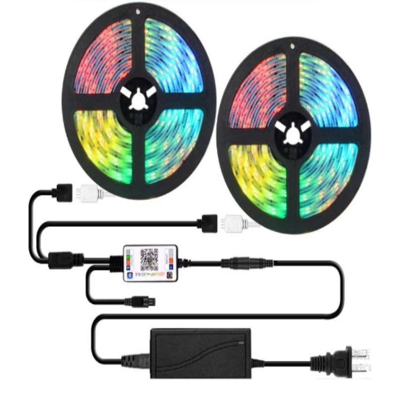 5050RGB5V12V Magic Light Strip with Ultra-Narrow Plate 5mm6mm Speaker Gaming Table and Chair