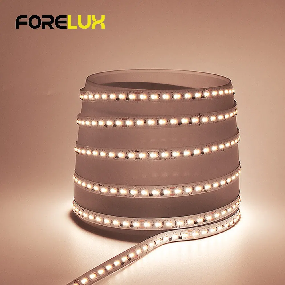 24VDC 2216 SMD 224LEDs/M 2-Wires White1800K+3000K Dim to Warm CCT Tunable Dimming LED Lights Strips
