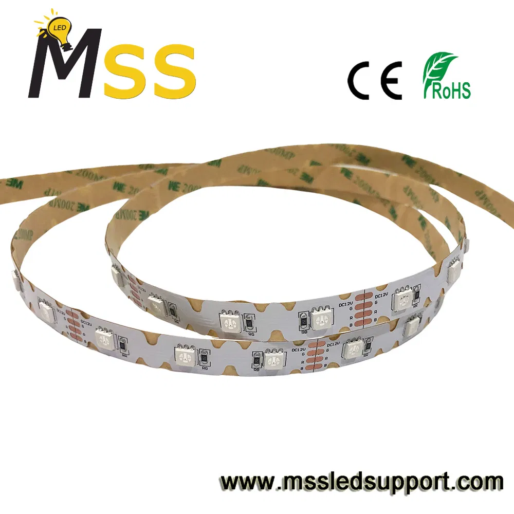 S Shape Zig Zag Foldable Bendable 12V 24V RGB LED Strip Light RGB LED