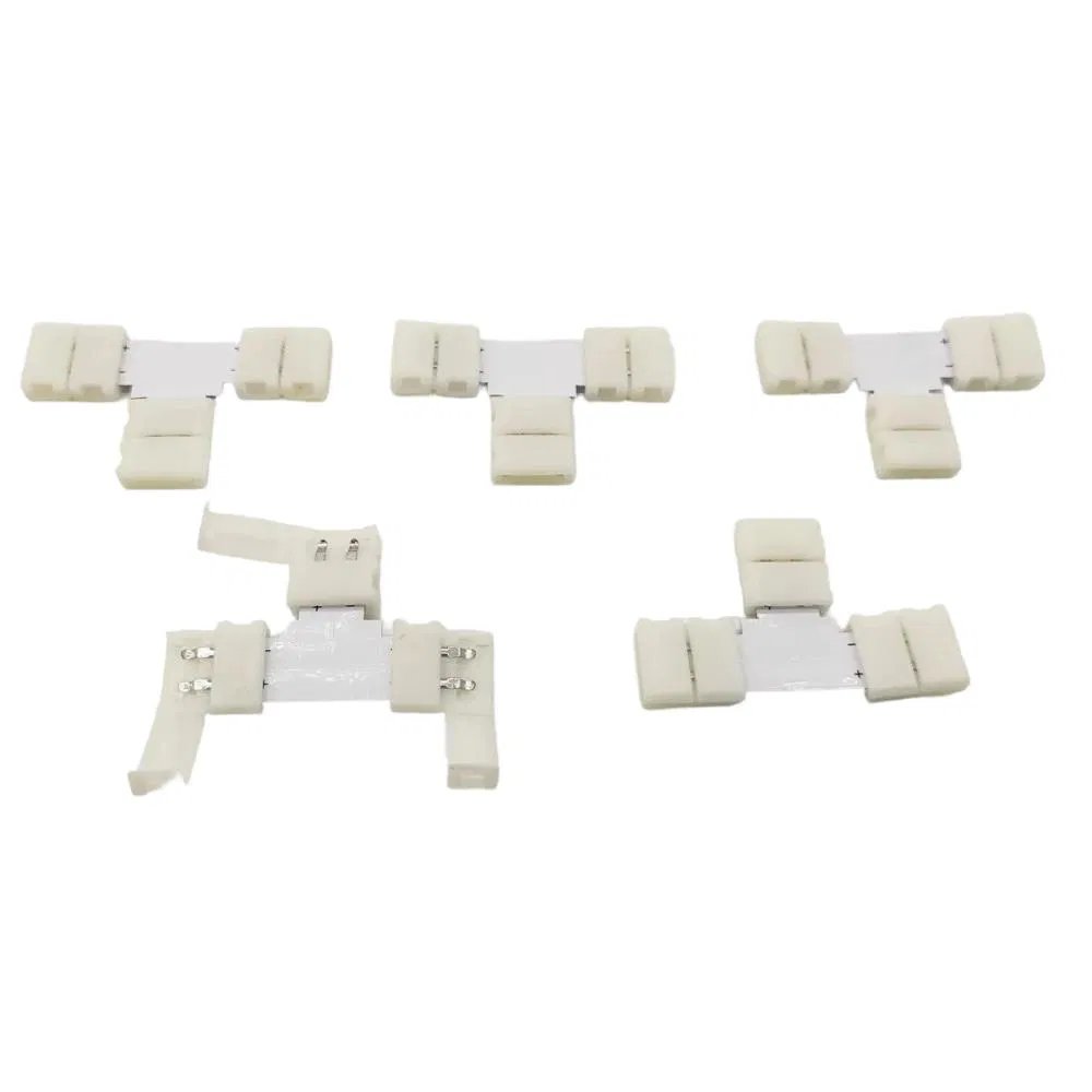 LED Connector 2pin 4pin Free Soldering Connector for 5050 3528 LED Single Color Strip Light