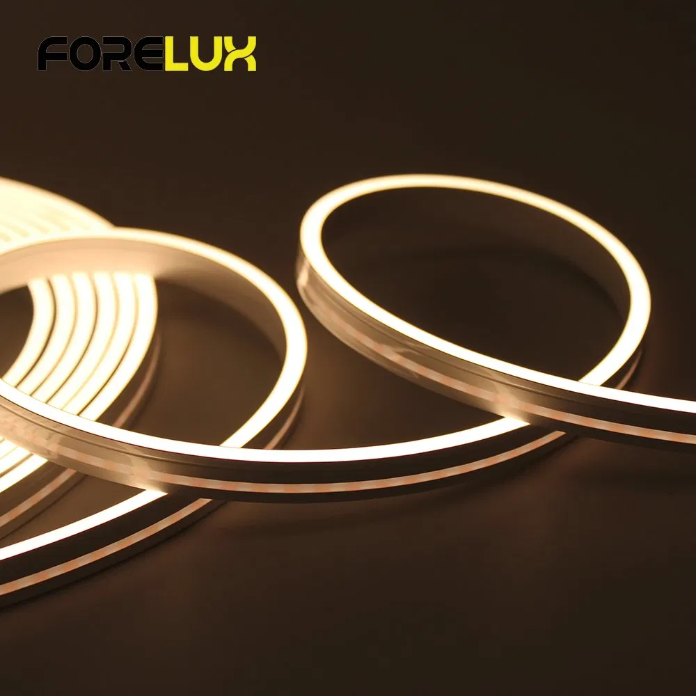 Square Silicone Tube 04X10mm Side-Emitting IP67 Waterproof Free Cut Silicone LED Neon Strip for Signs Ads