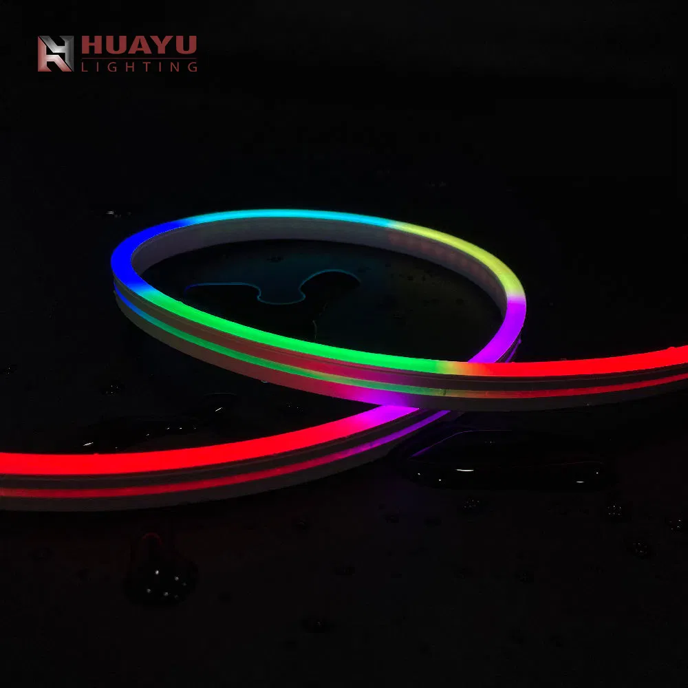LED Strip Side Emitting Neon Flexible Flat Planar Waterproof Outdoor Indoor RGB Addressable Bendable