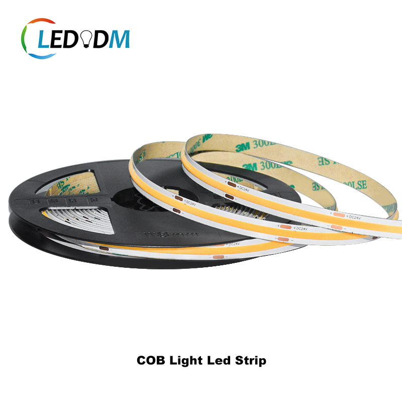 Dim to Warm 3mm Dotless Addressable RGB CCT Smart 1m Cheap Dream Color Ws2812b COB LED Strip with ETL CE Rhos