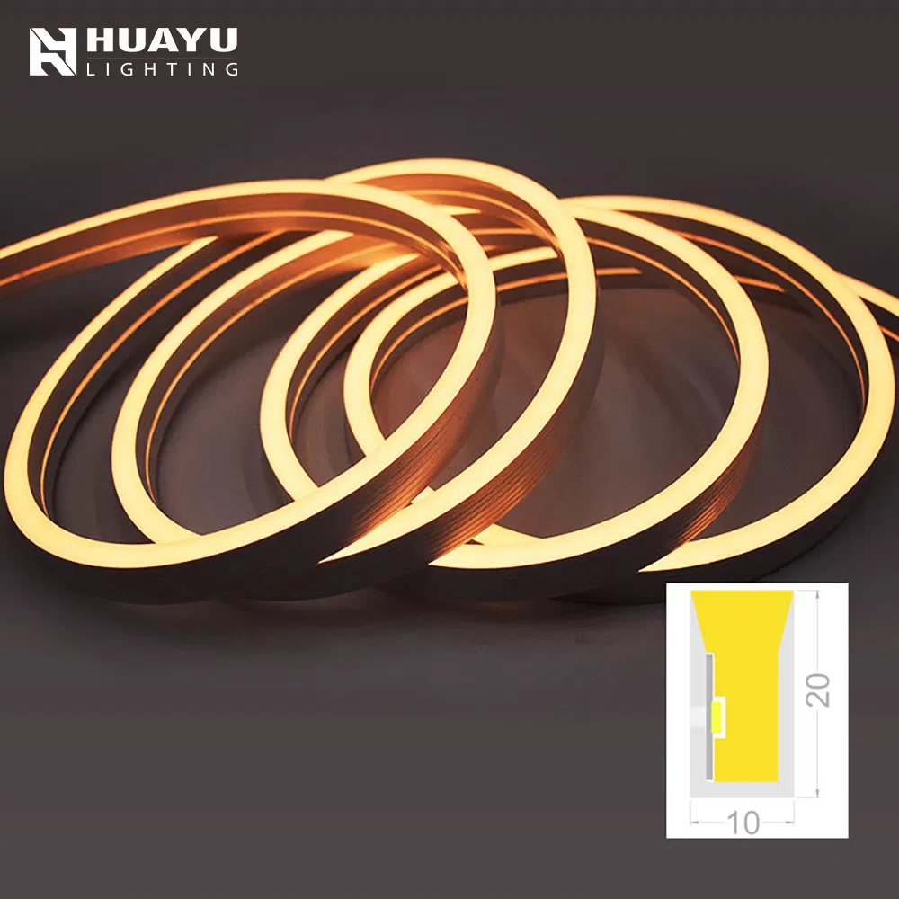 Curvable 10X20mm Side Lit Digital Addressable One Color Tunable White High Quality LED Neon Strip