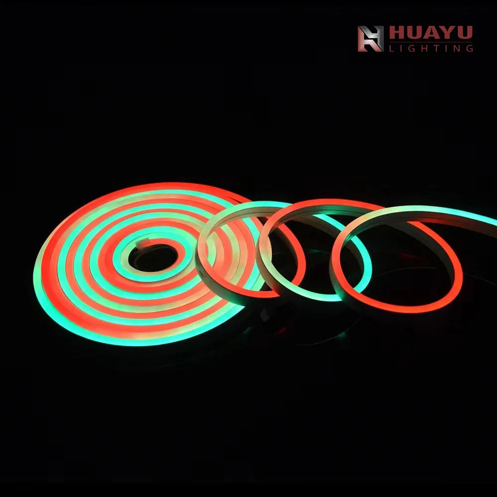 LED Strip Side Emitting Neon Flexible Flat Planar Waterproof Outdoor Indoor RGB Addressable Bendable