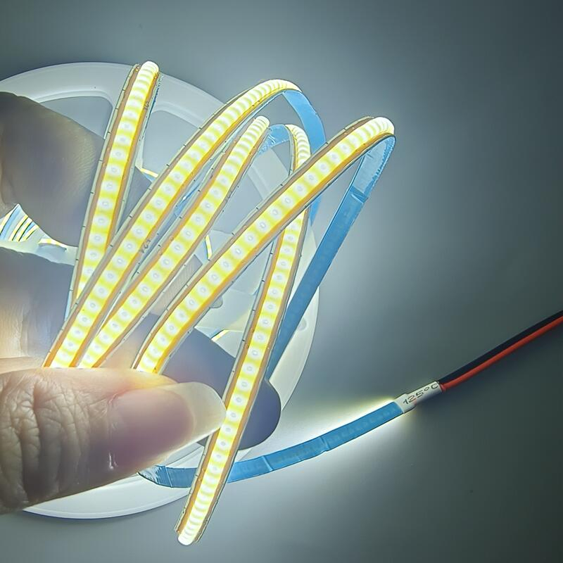 Wholesale Mini Free Cut 3000K 6000K 24V DC 5mm Ultra Narrow COB LED Strip