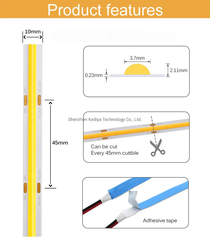 COB LED Strip Details