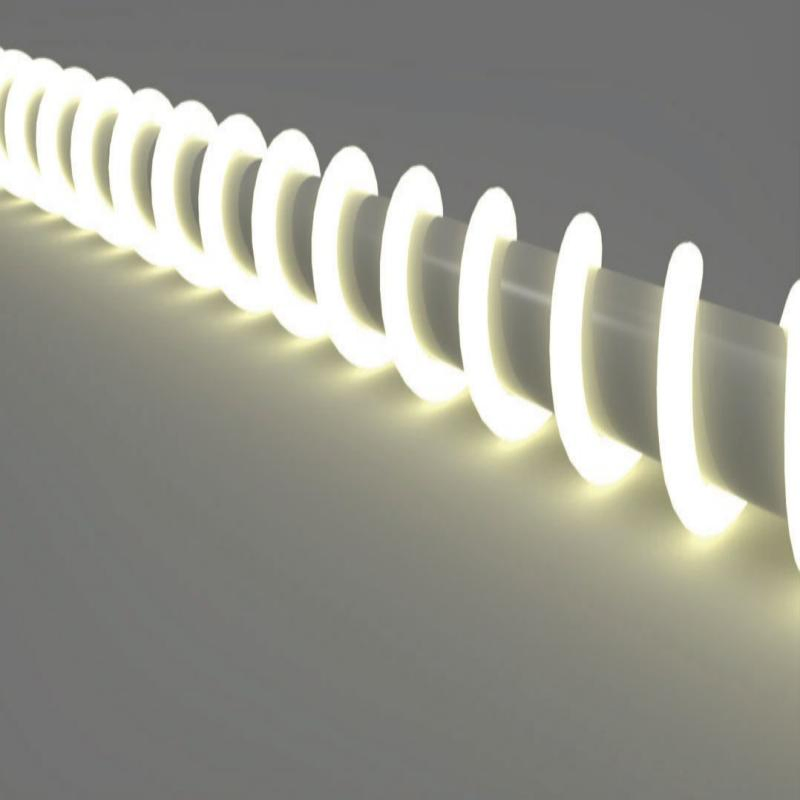 360 Degree Round Neon Tube Dim LED Strip Light DC24V Cool Nature Warm White High Density Flexible 240 LEDs/M IP67