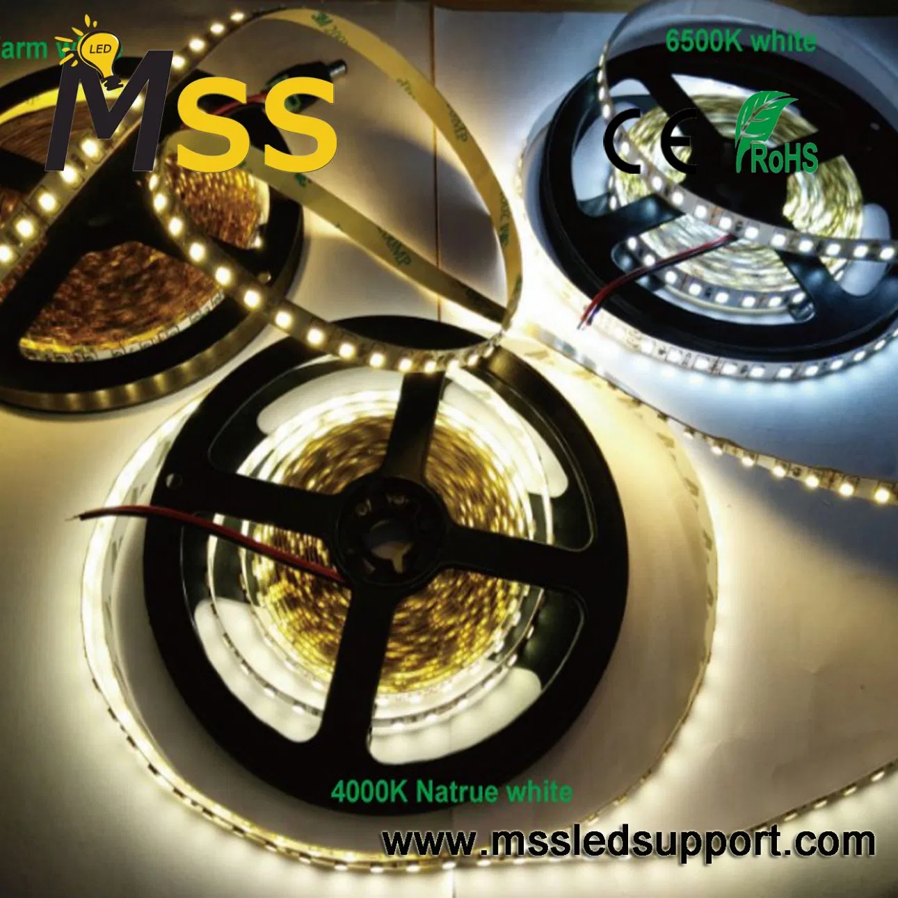 DC12V Nonwaterproof White 5050 60LED/M LED Tape