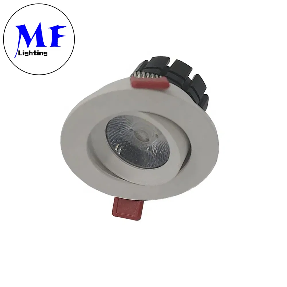 Factory Price LED 8W CE/ RoHS 24V Tunable White Flicker Free 5 Years Warranty Lamp Aluminum Frame Recessed COB LED Indoor Ceiling Down Light