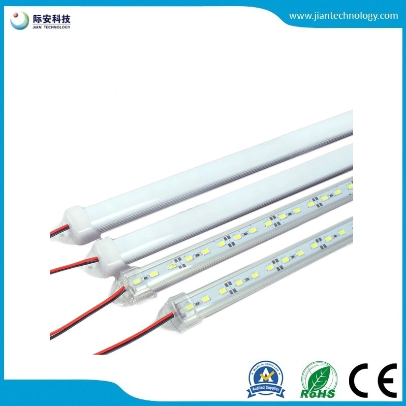 DC 12V 72 SMD 5730 Rigid LED Strip Bar Light with U Aluminium Shell +PC Cover
