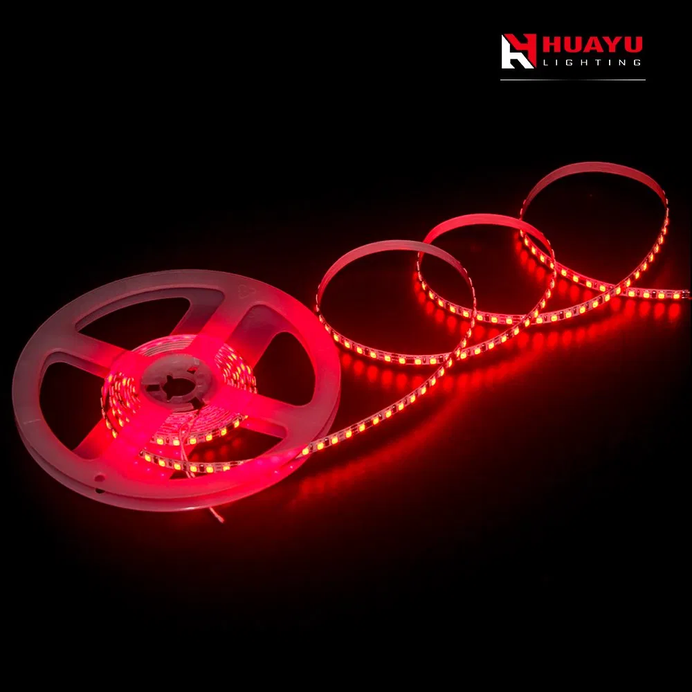 SMD2835 RGB LED Strip 24V 6mm Width 20IC/M Spi Addressable 3-Wire for Indoor/Outdoor Lighting